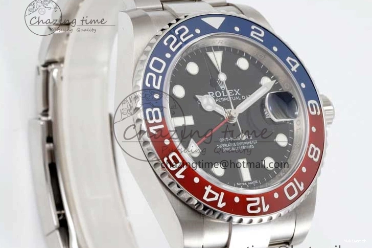 Blue Black CHS Best 1:1 Dial Ceramic Steel BLRO GMT-Master Red II Edition 904L APSF VR3186 116719 0810